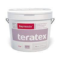 Штукатурка декоративная Bayramix Teratex TX001, акриловая, белая, 15 кг
