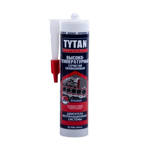 Tytan Professional / Титан силиконовый герметик высокотемпературный красный