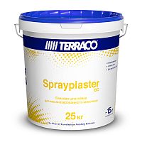 TERRACO SPRAYPLASTER BASECOAT / ТЕРРАКО СПРЕЙПЛАСТЕР БАЗАКОАТ шпатлевка базовая для машинного нанеc