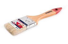 АКОР СТОЛИЧНАЯ №1 кисть флейцевая для отделочных работ натуральная щетина деревянная ручка