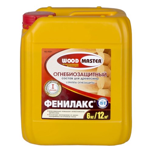 Woodmaster / Вудмастер Фенилакс состав огнебиозащитный I и II группы защиты фото 2