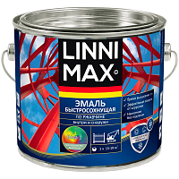 LINNIMAX / ЛИННИМАКС грунт-эмаль алкидная быстросохнущая по ржавчине для вн/нар шелк-мат