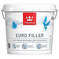 Tikkurila Euro Filler / Тиккурила Евро Филлер шпатлевка влагостойкая для стен и потолков