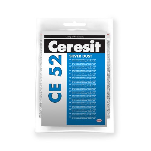 Добавка декоративная для эпоксидной затирки Ceresit CE 52, silver dust