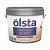 Краска по дереву Olsta Wood paint, акриловая, шелковисто-матовая, база А, белая, 0,9 л