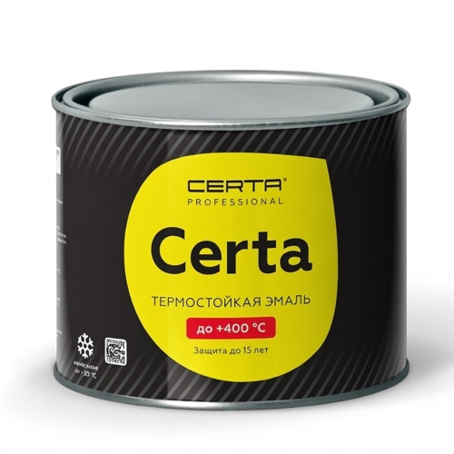 CERTA / ЦЕРТА эмаль термостойкая антикоррозионная до 400°С