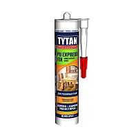 Клей монтажный полиуретановый Tytan Professional PU Express Fix, 290 мл, прозрачный