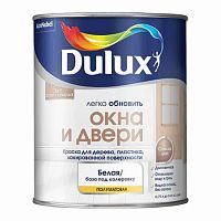 Износостойкая краска на водной основе полуматовая Dulux | Дюлакс Легко обновить Окна и Двери