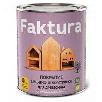 Faktura / Фактура защитный состав для древесины с ионами серебра и воском универсальный