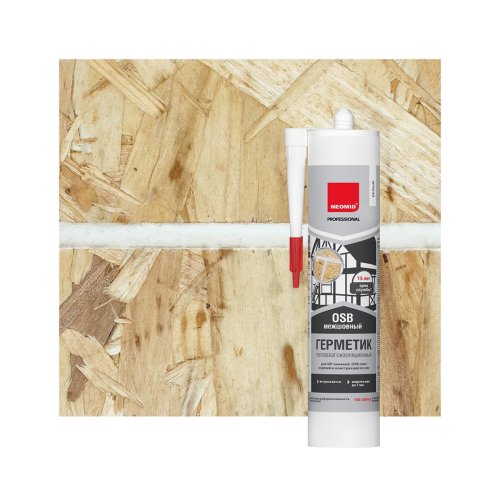 Герметик для OSB-плит и дерева Neomid Professional, 310 мл, белый