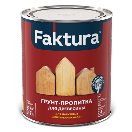 Faktura / Фактура грунт пропитка для дерева с защитой от биопоражений фото 2