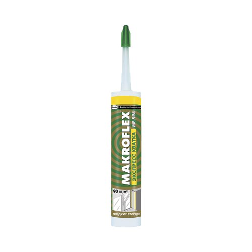 Монтажный клей экспресс хватка Makroflex MF995, 375 г, бежевый
