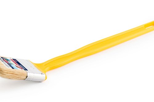 АКОР ЭКСПЕРТ кисть флейцевая радиаторная натуральная щетина пластиковая ручка