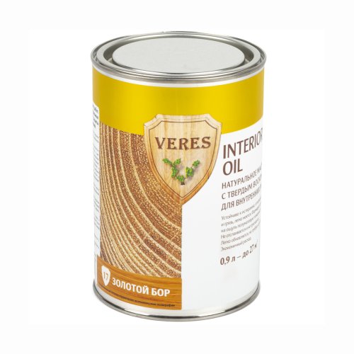 Масло для дерева для внутренних работ Veres Oil Interior