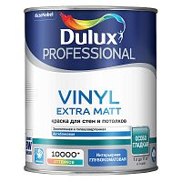 Водно-дисперсионная краска для стен и потолков Dulux Prof Vinyl Extra Matt | Дюлакс Винил Экстра Мат