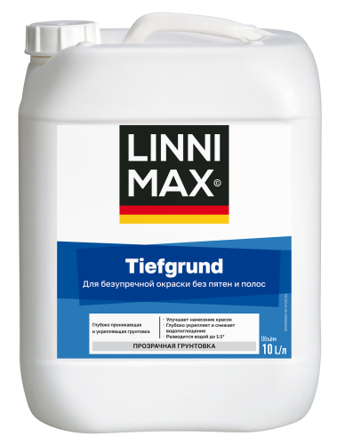 LINNIMAX TIEFGRUND / ЛИННИМАКС ТИФГРУНД грунтовка глубокого проникновения водно-дисперсионная