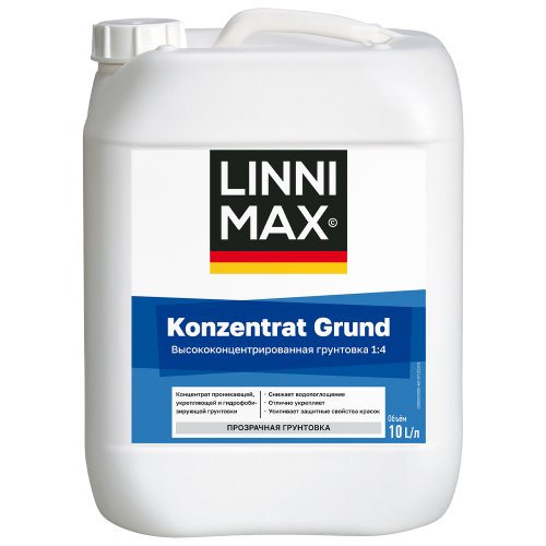 LINNIMAX KONZENTRAT GRUND / ЛИННИМАКС КОНЦЕНТРАТ ГРУНТ концентрат грунтовки глубокого проникновения фото 2