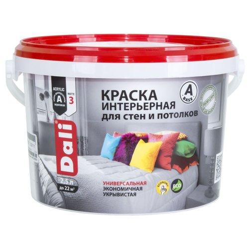 DALI / ДАЛИ краска интерьерная для стен и потолков акриловая глубокоматовая фото 4
