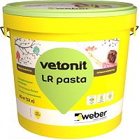 weber.vetonit  LR Pasta / Вебер Ветонит ЛР Паста шпаклевка суперфинишная под окраску и обои