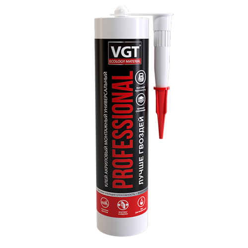 VGT PROFESSIONAL / ВГТ клей монтажный акриловый универсальный