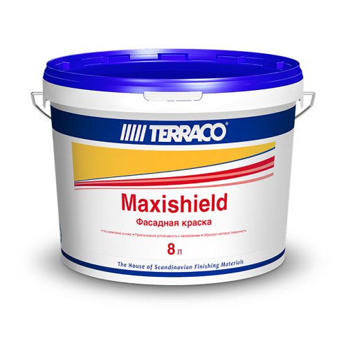 TERRACO MAXISHIELD / ТЕРРАКО МАКСИШИЛД краска акриловая для фасадных работ