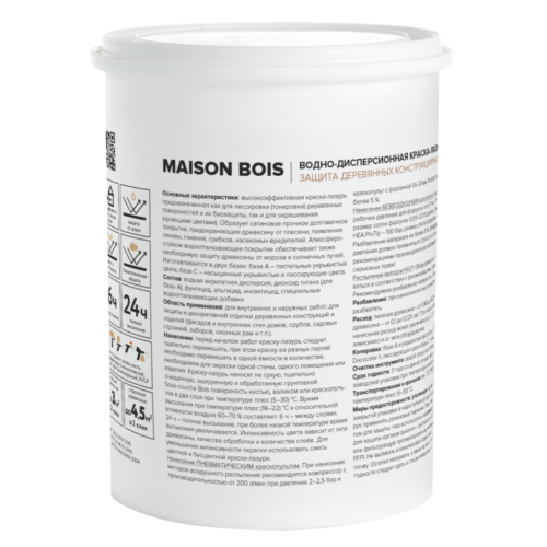 Vincent Maison en Bois / Винсент Мезон Буа водно дисперсионная краска лазурь фото 2