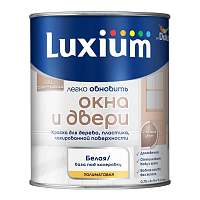 LUXIUM (DULUX) / ЛЮКСИУМ ЛЕГКО ОБНОВИТЬ ОКНА И ДВЕРИ краска грунт для дерева и пластика