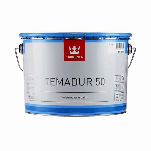 Tikkurila Temadur 50 / Тиккурила Темадур 50 двухкомпонентная, полуглянцевая полиуретановая краска