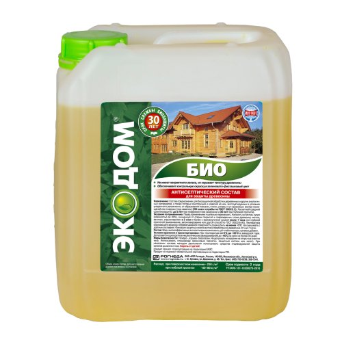 Экодом Био антисептик для защиты древесины фото 2