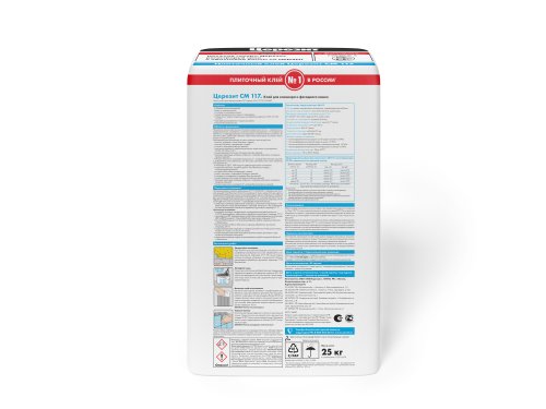 Ceresit CМ 117 Elast / Церезит эластичный клей для плитки и керамогранита фото 2