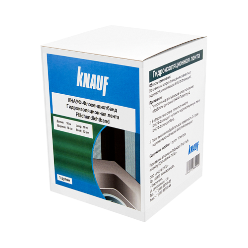 KNAUF FLACHENDICHTBAND / КНАУФ ФЛЭХЕНДИХТБАНД лента гидроизоляционная 120 мм рулон 10 м фото 3