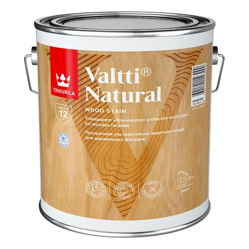 Tikkurila Valtti Natural / Тиккурила Валтти Натурал ультрастойкая лазурь с прозрачным покрытием фото 4