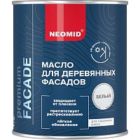NEOMID FACADE / НЕОМИД ФАСАД масло для деревянных фасадов, для наружных работ, шелковисто-матовое